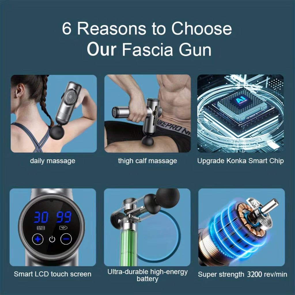 Deep Tissue Massage Gun for Muscle Recovery